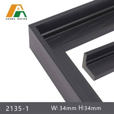 Do matte PS picture frame mouldings work well in a small room?