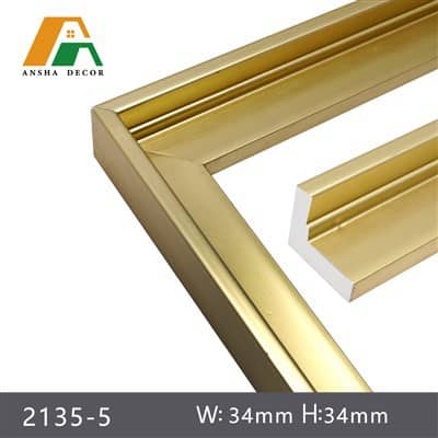 Waterproof PS Mirror Frame Mouldings